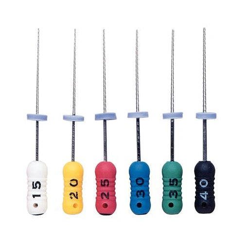 Premier Dental 9053441 Hedstrom Endodontic Files 25mm #15-40 6/Pk Premier Dental 9053441 Hedstrom Endodontic Files 25mm #15-40 6/Pk